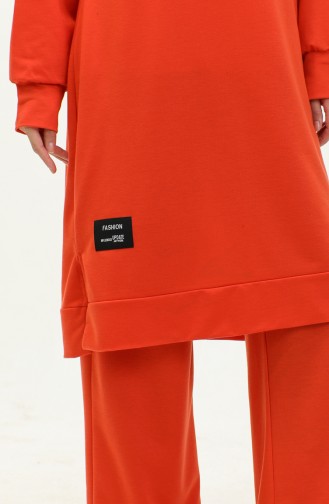 Two String Tunic Trousers Double Suit 0044-12 Orange 0044-12