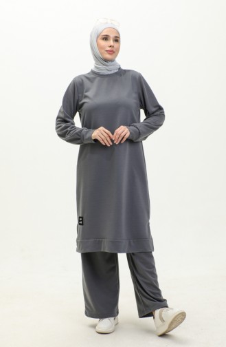 Two String Tunic Trousers Double Suit 0044-16 Dark Gray 0044-16