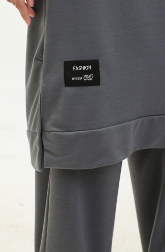 Two String Tunic Trousers Double Suit 0044-16 Dark Gray 0044-16