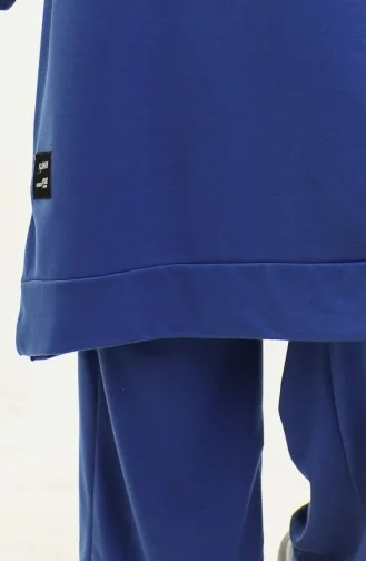 Ensemble Double Pantalon Tunique à Deux Cordes 0044-17 Saks 0044-17