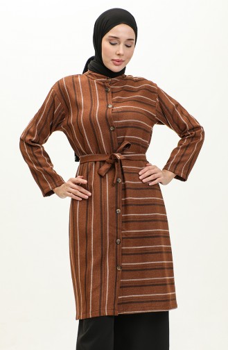 Striped Tunic Trousers Double Suit 0174-01 Tan 0174-01