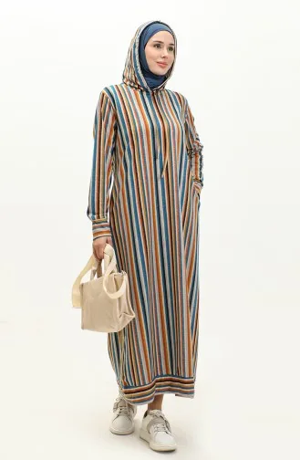 Robe Rayure Deux Fils 0180-03 Bleu 0180-03