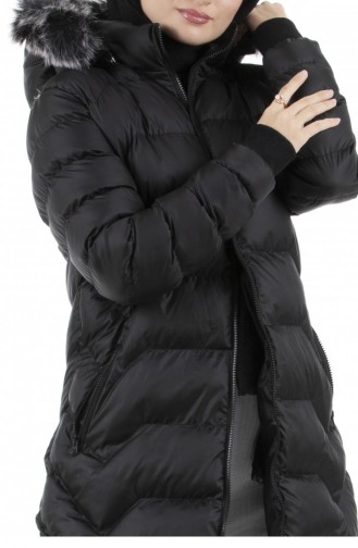 Svt2001 Aufblasbare Jacke Mit Elastischem Griff Schwarz 2469