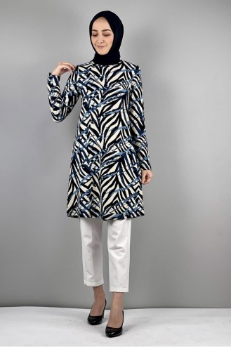Tuniek Met Patroon Blauw 1086MG.MVI