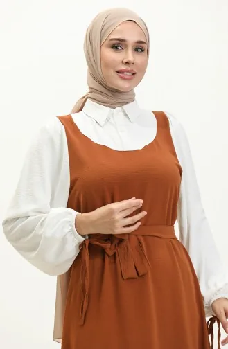 Aerobin Fabric Gilet Look Dress 0001-05 Tan 0001-05