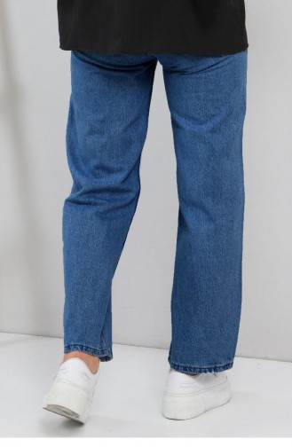 Jeansbroek Met Wijde Pijpen Blauw 6016 14859