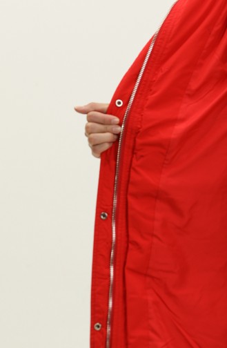 Doudoune Plume D`Oie Avec Poche 0553-03 Rouge 0553-03
