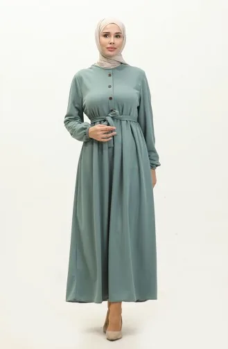 Robe A Ceinture 7979-03 Vert Menthe 7979-03