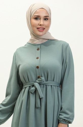 Robe A Ceinture 7979-03 Vert Menthe 7979-03