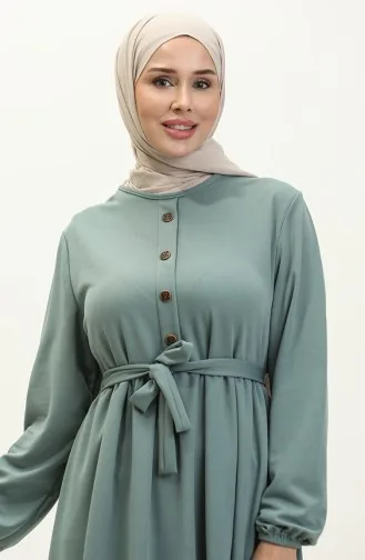 Robe A Ceinture 7979-03 Vert Menthe 7979-03