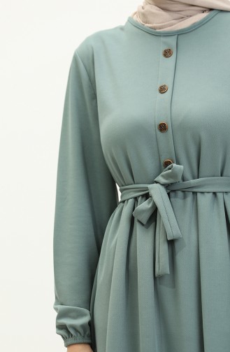 Robe A Ceinture 7979-03 Vert Menthe 7979-03