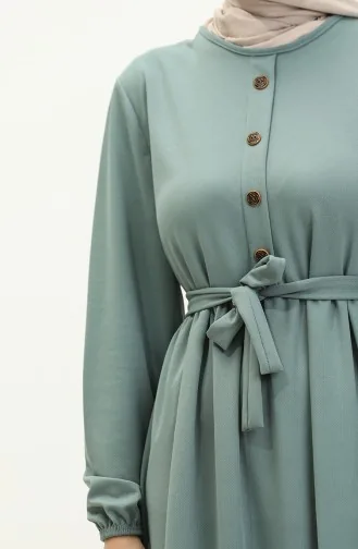 Robe A Ceinture 7979-03 Vert Menthe 7979-03