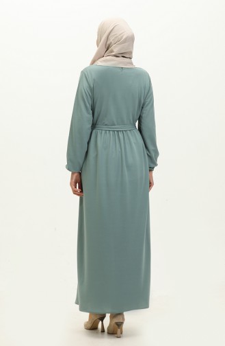 Robe A Ceinture 7979-03 Vert Menthe 7979-03