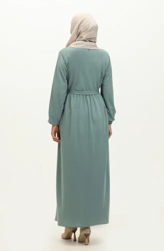 Robe A Ceinture 7979-03 Vert Menthe 7979-03
