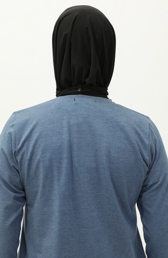 Çıtçıtlı Pratik Eşarp 1256-22 Siyah