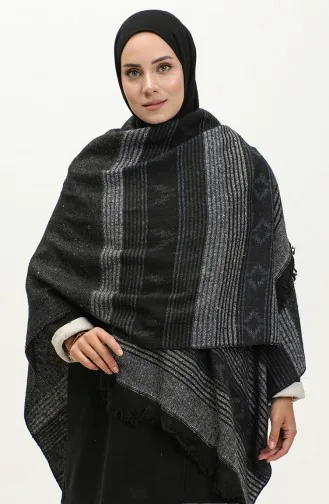 سترة بنقش خطوط  2052-02 رمادي 2052-02