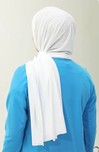 Pratik Şal 1255-05 Beyaz