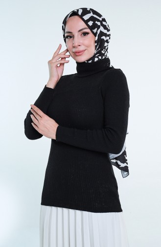 Knitwear Turtleneck Sweater 5225-01 Black 5225-01