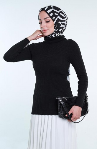 Knitwear Turtleneck Sweater 5225-01 Black 5225-01