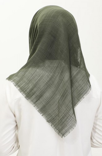 Effen Gevlamde Sjaal 90155-30 Legergroen 90155-30