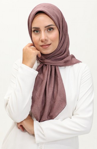 إيشارب بتصميم سادة من الخيزران 2056-04 لون وردي داكن 2056-04