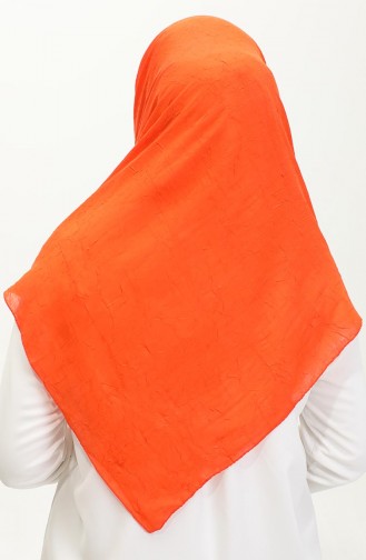 إيشارب بتصميم سادة من الخيزران 2056-05 لون برتقالي 2056-05