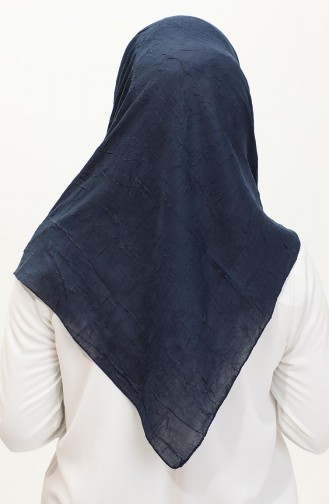 Düz Bambu Eşarp 2056-08 Lacivert