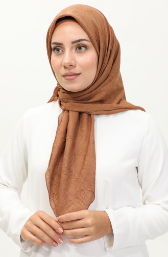 Plain Bamboo Scarf 2056-18 Coffee With Milk 2056-18