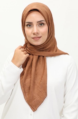 Plain Bamboo Scarf 2056-18 Coffee With Milk 2056-18