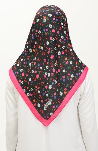 Schal Mit Blumenmuster 2059-09 Fuchsia 2059-09