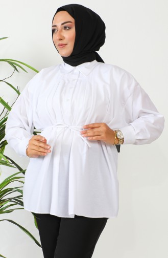 Terry Cotton Buttoned Shirt 0008-04 white 0008-04