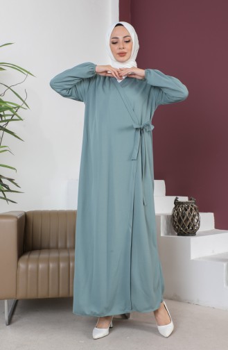 Robe De Prière Nouée Sur Le Côté 0691-09 Vert 0691-09