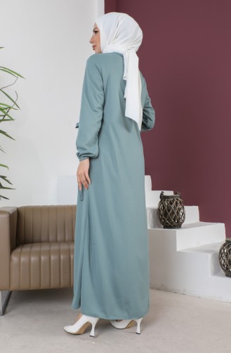 Robe De Prière Nouée Sur Le Côté 0691-09 Vert 0691-09