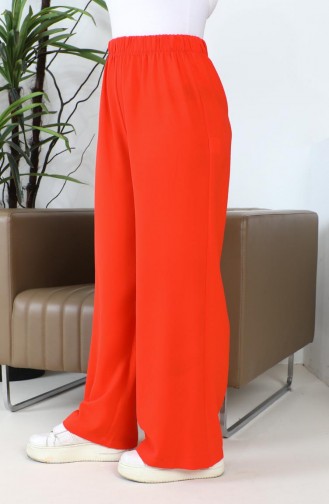 Aerobin Fabric wide Leg Trousers 1006-36 Orange 1006-36