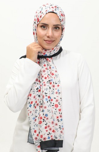 Daisy Patterned Shawl 2060-08 Orange 2060-08