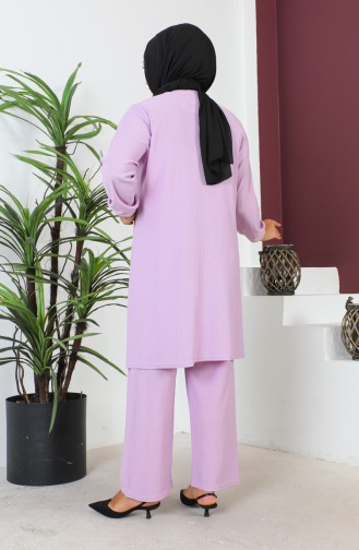 Plus Size Crepe Two Piece Suit 2608-10 Lilac 2608-10