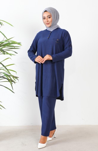 Großer Tunika-Hosen-Doppelanzug 2691-10 Marineblau 2691-10