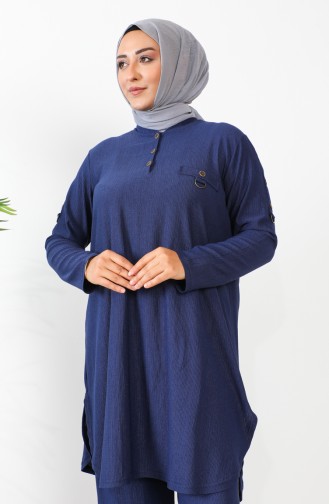 Großer Tunika-Hosen-Doppelanzug 2691-10 Marineblau 2691-10