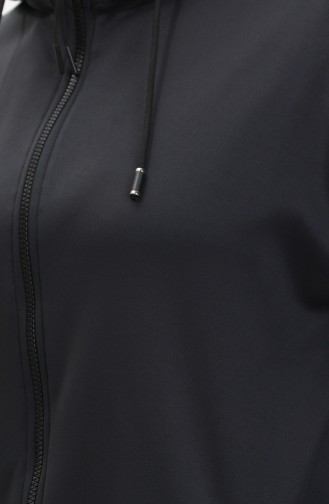 Costume Double Oyya Avec Pantalon De Jogging Texturé Doux 238493-01 Gris Anthracite 238493-01