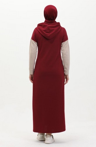 فستان سويت لونين  3009-02 أحمر غامق 3009-02
