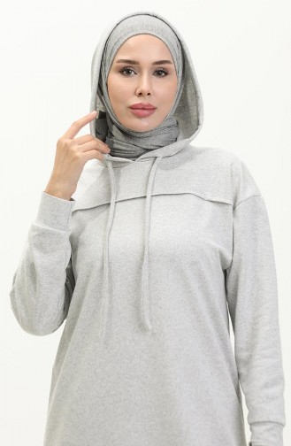 Two Yarn Tracksuit Suit 3034-02 Gray 3034-02