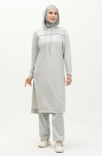 Two Yarn Tracksuit Suit 3034-02 Gray 3034-02