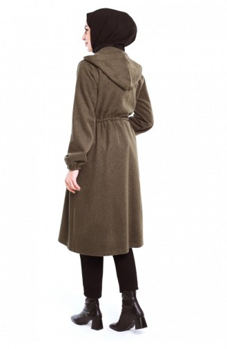 Stash Cape Mit Kordelzug An Der Taille Und Kapuze 3199-04 Khaki 3199-04