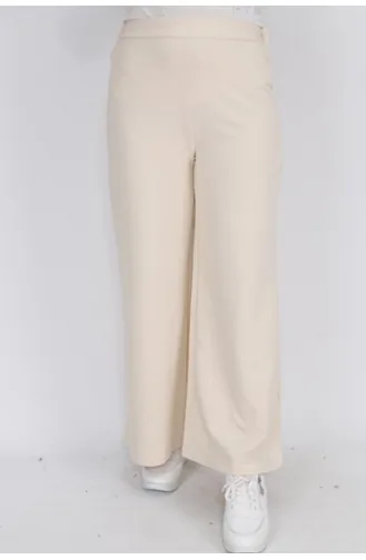 Score 2 Thread Fabric Casual Trousers 30007-02 Stone 30007-02