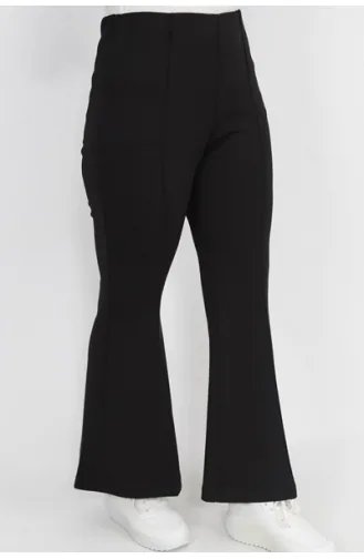 Noktae Scuba Fabric Flare Leg Hose 18138-01 Schwarz 18138-01