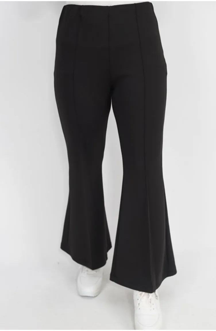 Noktae Scuba Fabric Flare Leg Hose 18138-01 Schwarz 18138-01