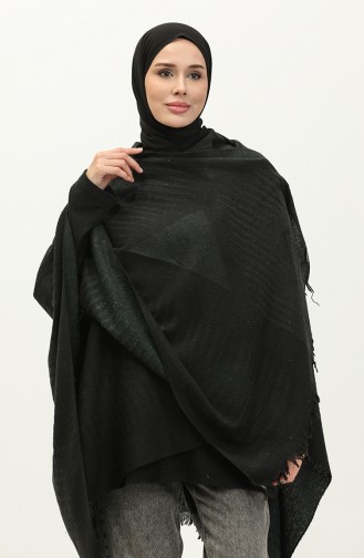 Pyramid Patterned Poncho 2038-02 Emerald Green 2038-02