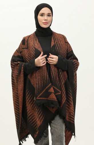 Pyramid Patterned Poncho 2038-08 Tile 2038-08