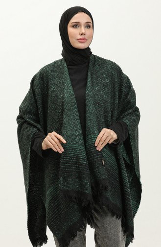 سترة صوفية منقوشة  2045-04 أخضر زمردي 2045-04