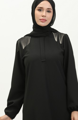 فستان سهرة بتصميم سلسلة 2009-04 أسود 2009-04